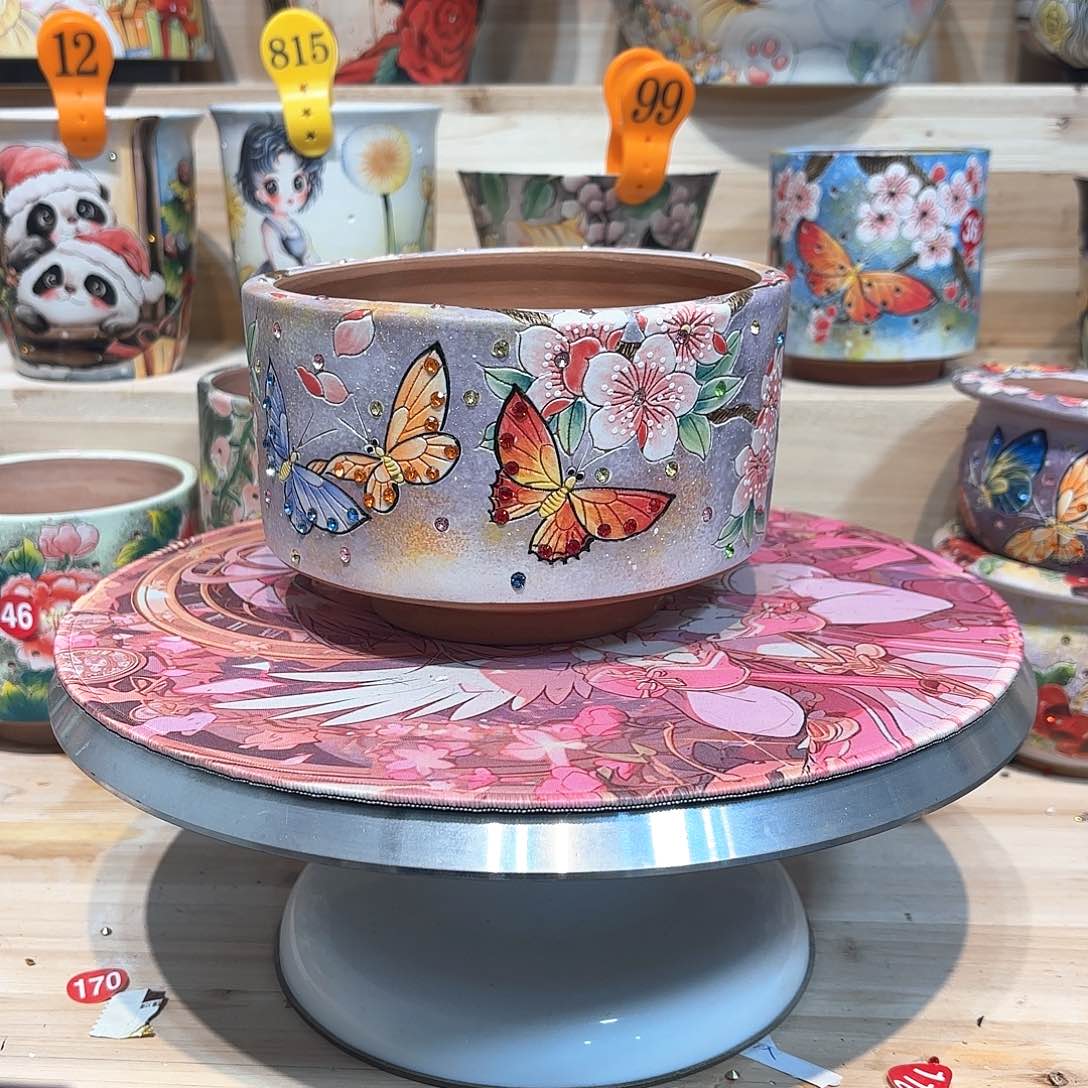 紫砂花盆手工花盆默认微瑕15/10