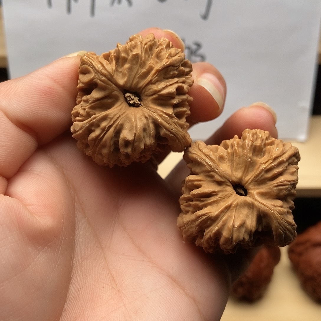 吊坠文玩核桃文玩核桃手把件14号6对南疆练手