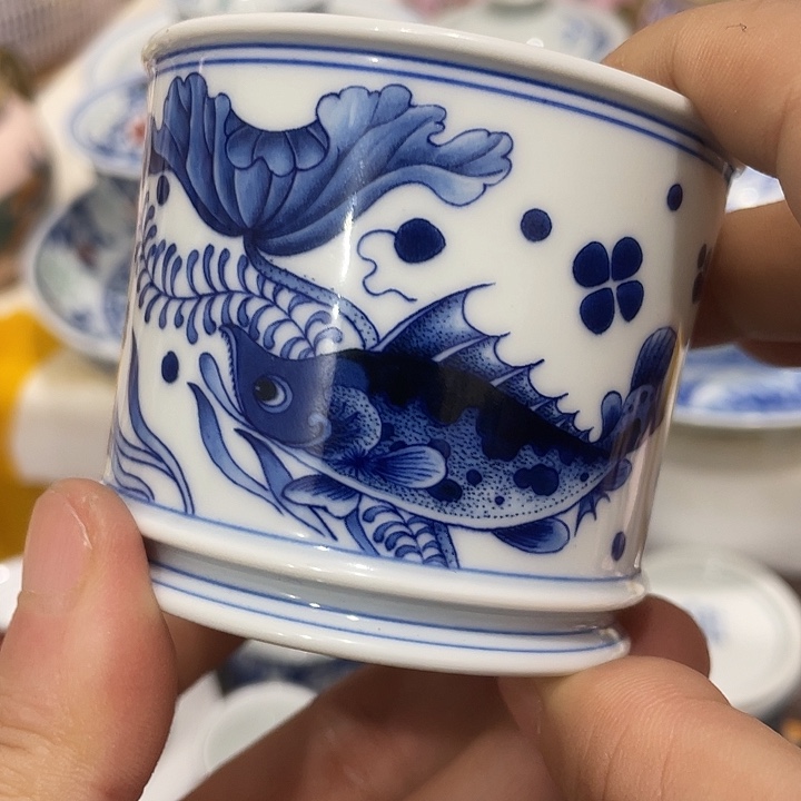 陶摆件景德镇陶瓷主人杯2334