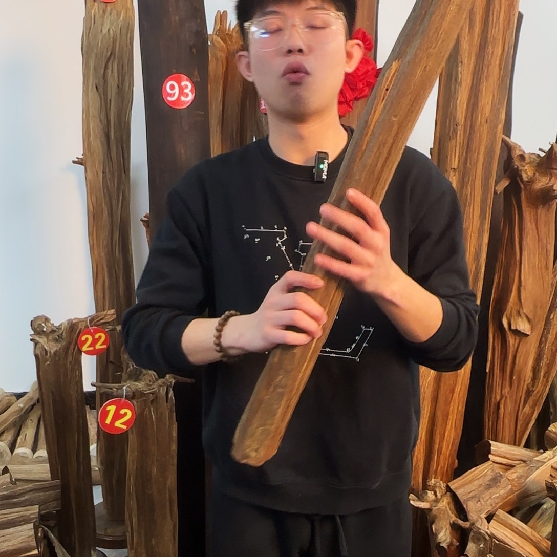 沉香摆件天然沉香原木摆件➕底座