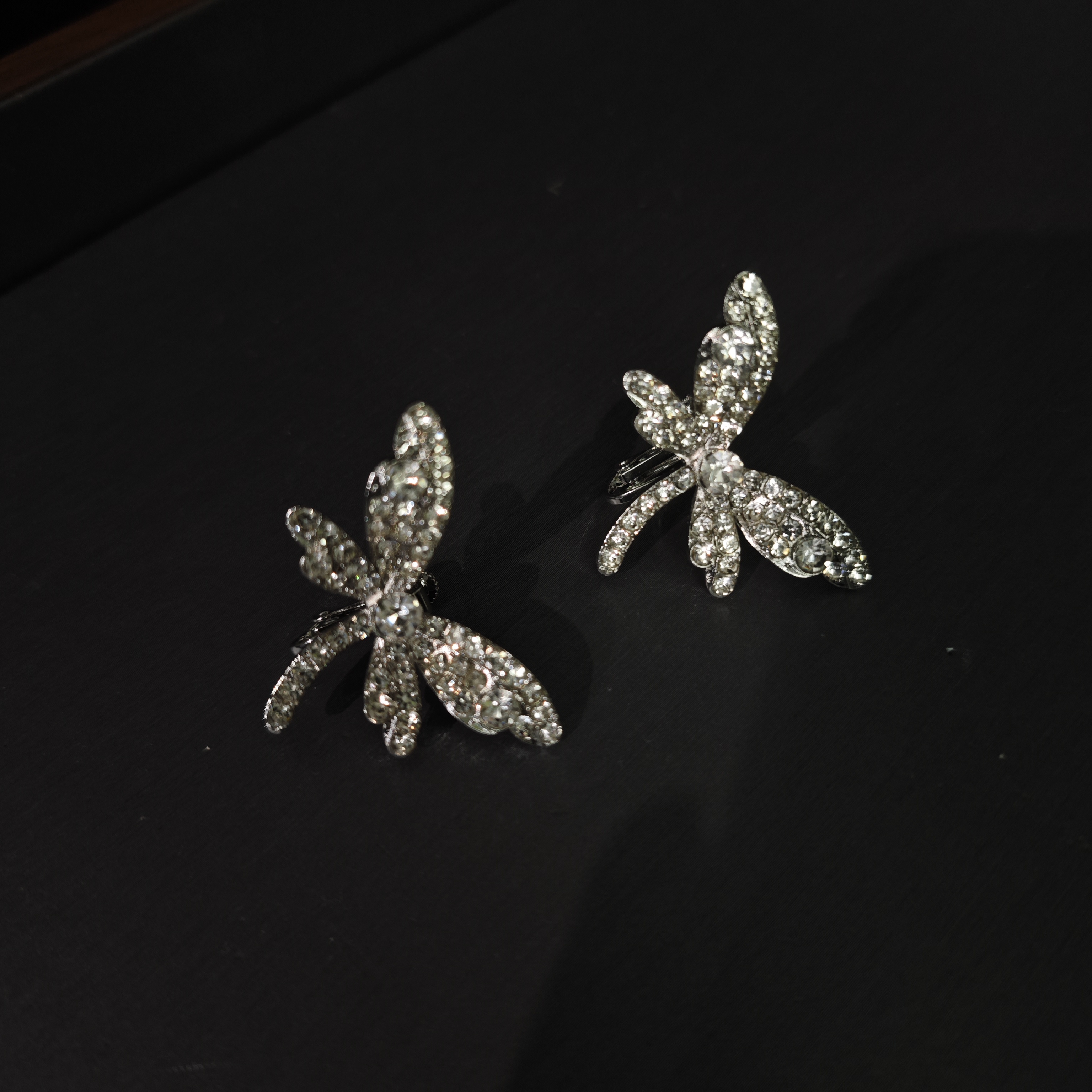 合金耳饰 2221蜻蜓耳骨夹时尚高级感新娘礼服耳环日常