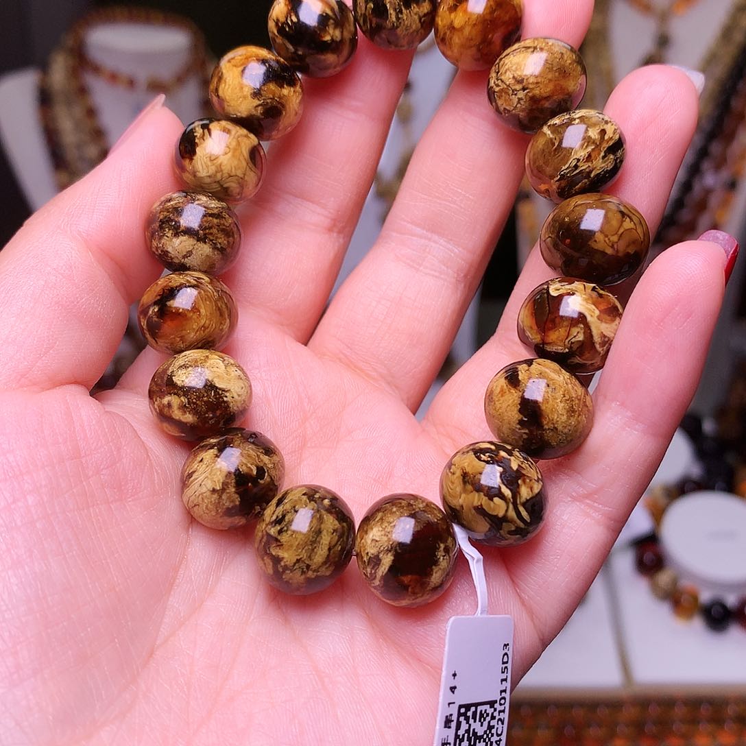 琥珀裸石未镶嵌空*丶琥珀