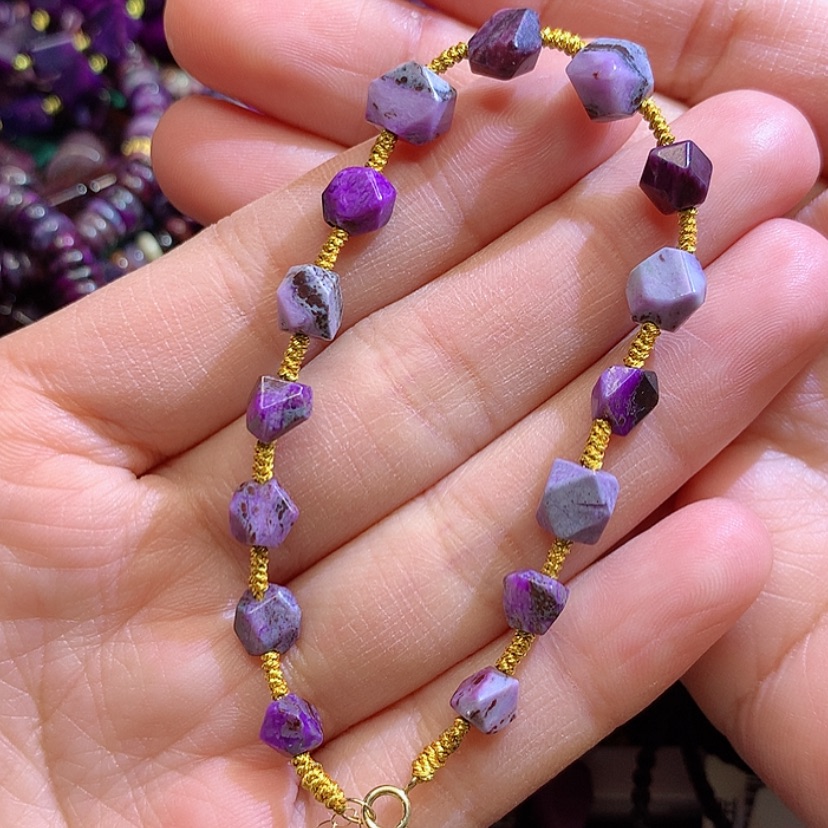 【闪购商品】苏纪石（舒俱来）手链18K金镶嵌