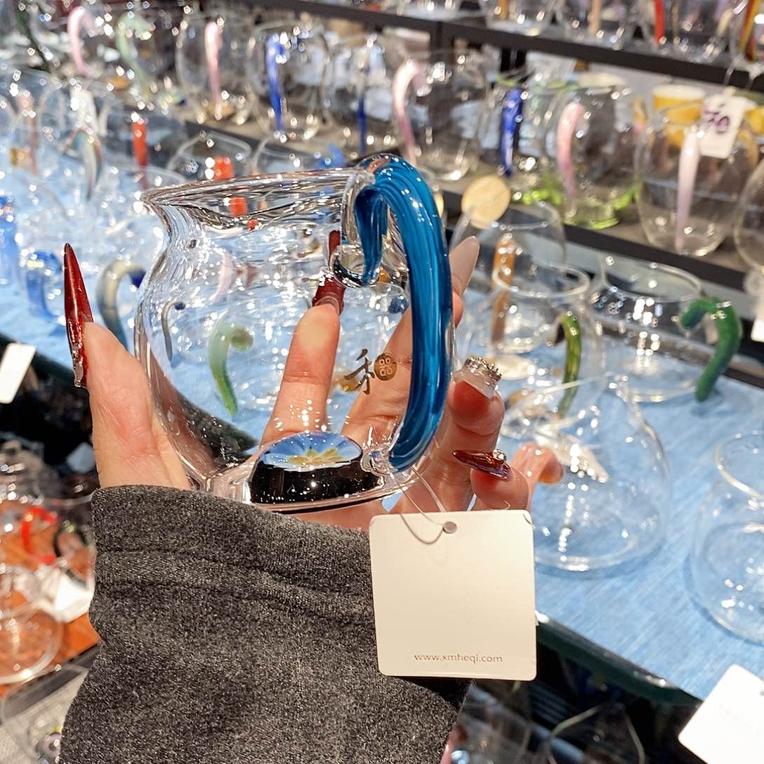 水晶玻璃吸管款，