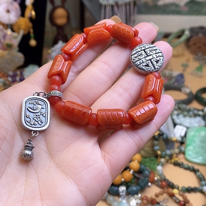 翡翠手链未镶嵌谭*兰手链280