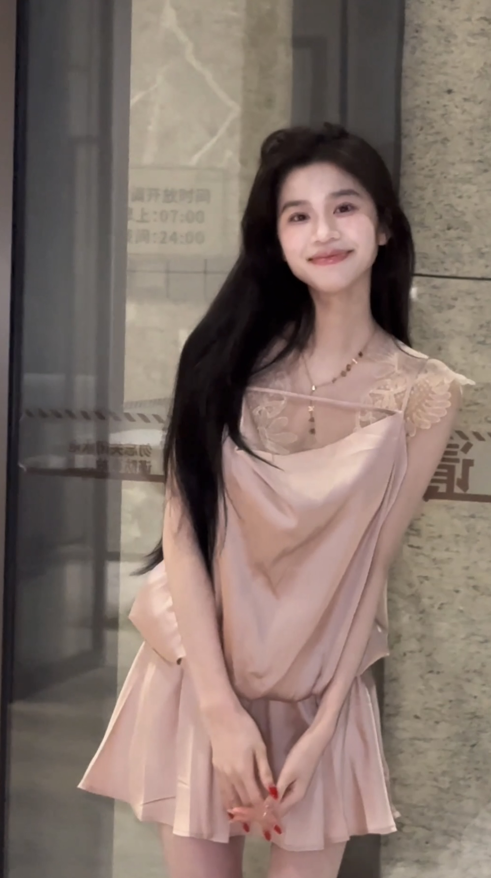 【喵喵】夏季新款温柔高级连体裤送蕾丝吊带女189