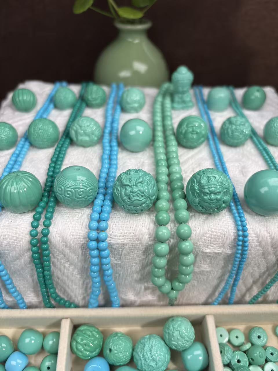 精品高瓷绿松石高端配饰