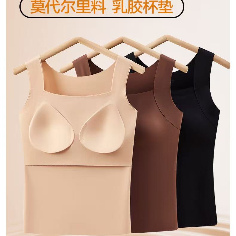 美美服装店275秋季新款依克多因高弹修身带杯美肤衣