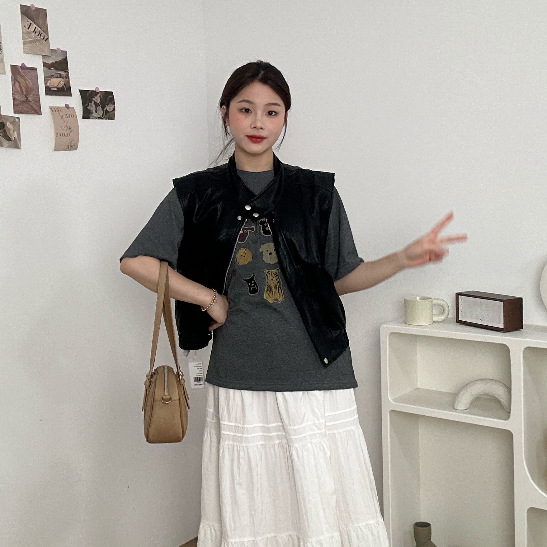 7色光百搭显瘦圆领长袖上衣88