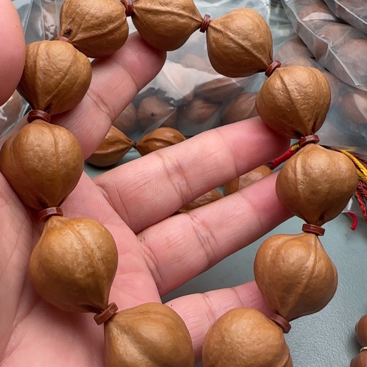 最***佳橄榄核手串橄榄核原皮铁核三面佛