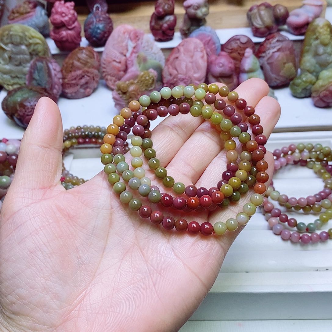 玛瑙/玉髓盐源玛瑙手串未镶嵌君***常