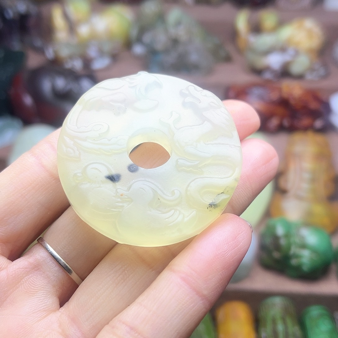 白玉菩提吊坠175。。