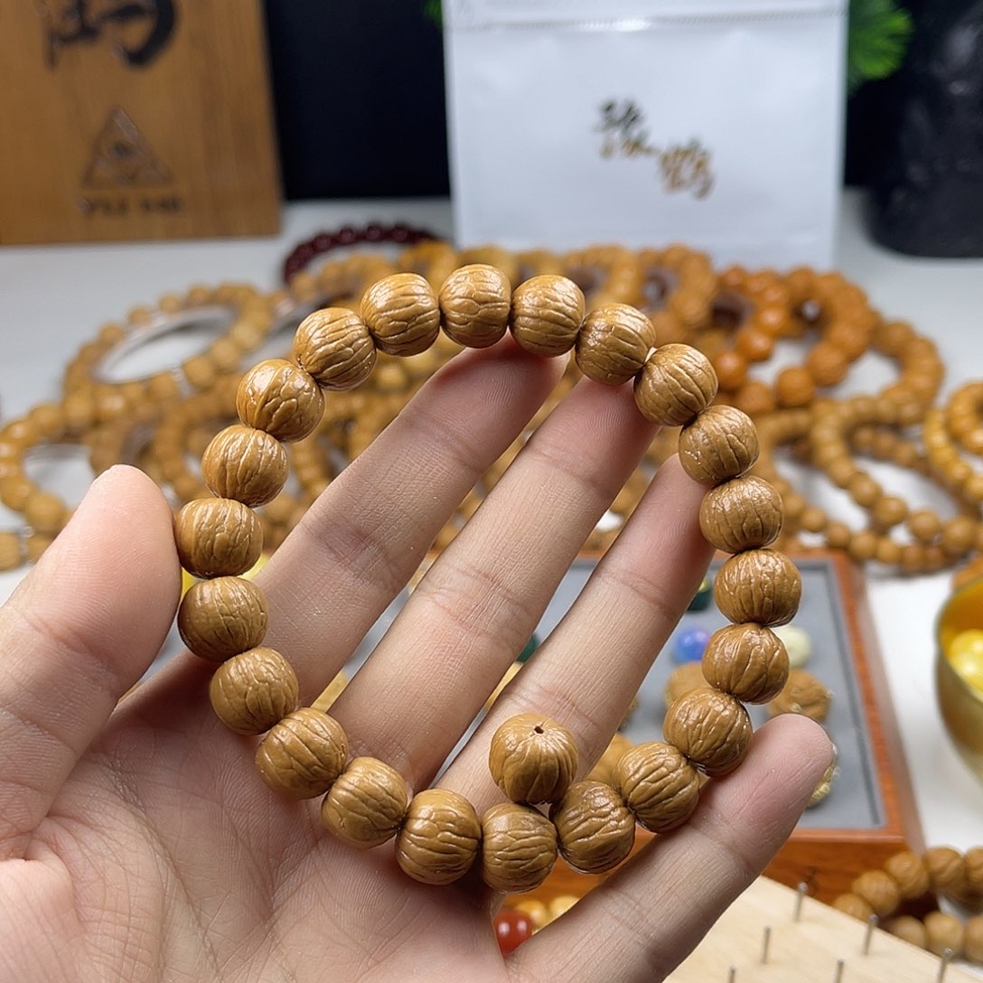 油***桃猴头核桃手串南瓜