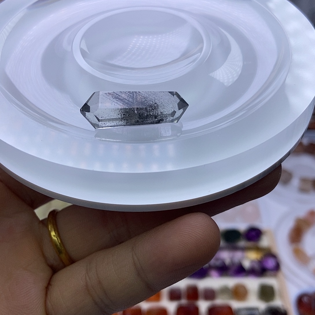 C***U水晶手串未镶嵌定制打孔不退换