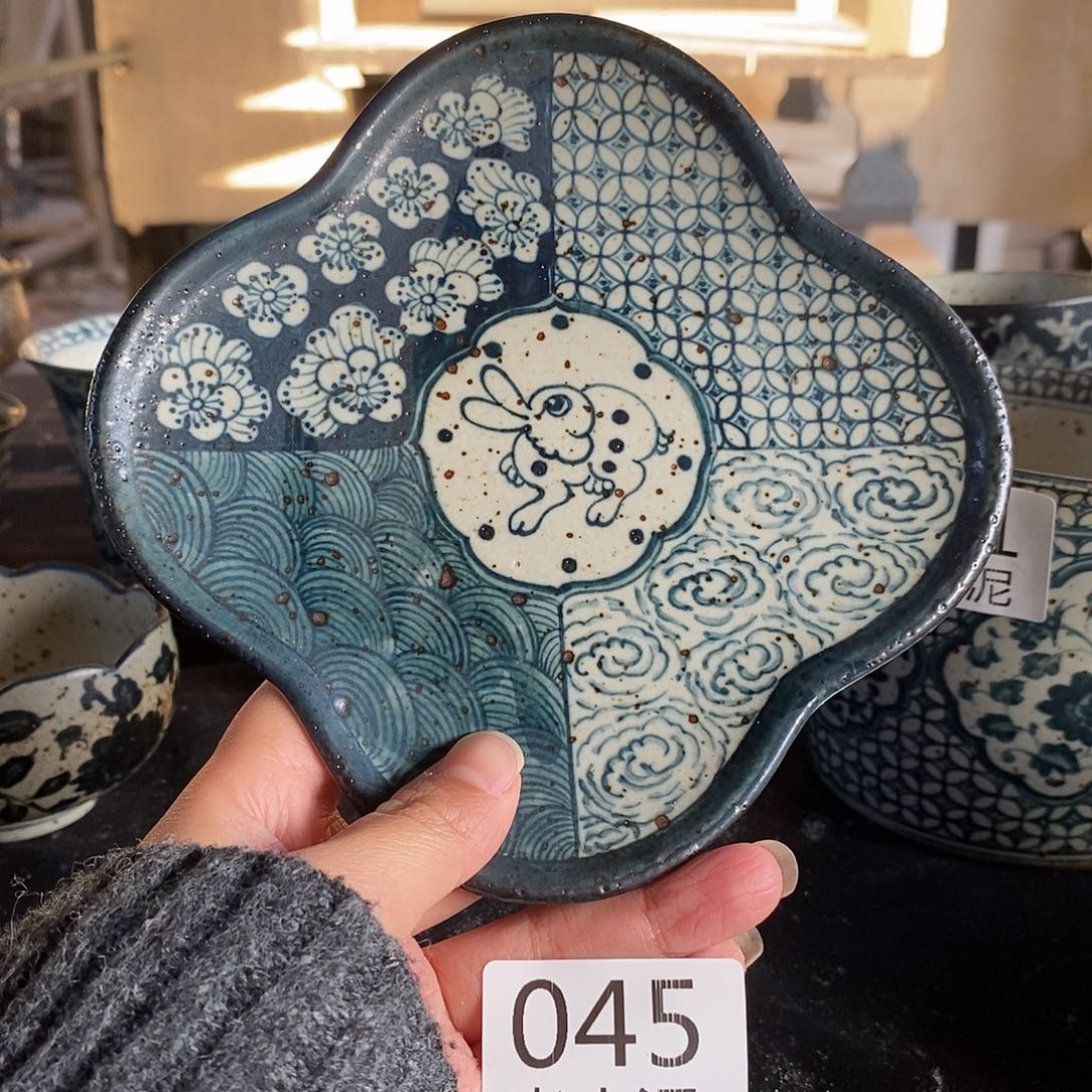 陶手工手绘青花高温陶瓷