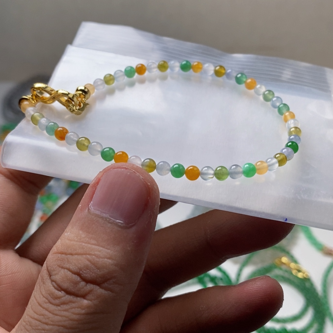 定制翡翠未镶嵌缅甸翡翠a货卡3.8