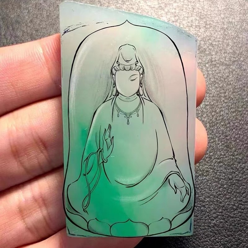 缅甸多样性发货手工定制特价翡翠处理