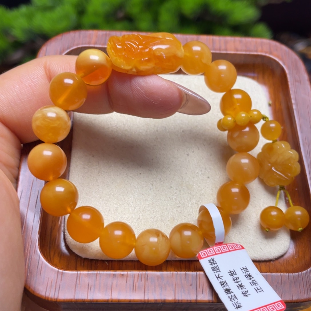 蜜蜡手链未镶嵌手串