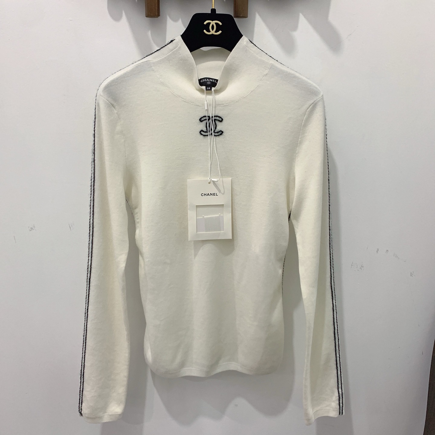 99新 Chanel/香奈儿 Chanel 25滑雪系列羊毛内搭 38码