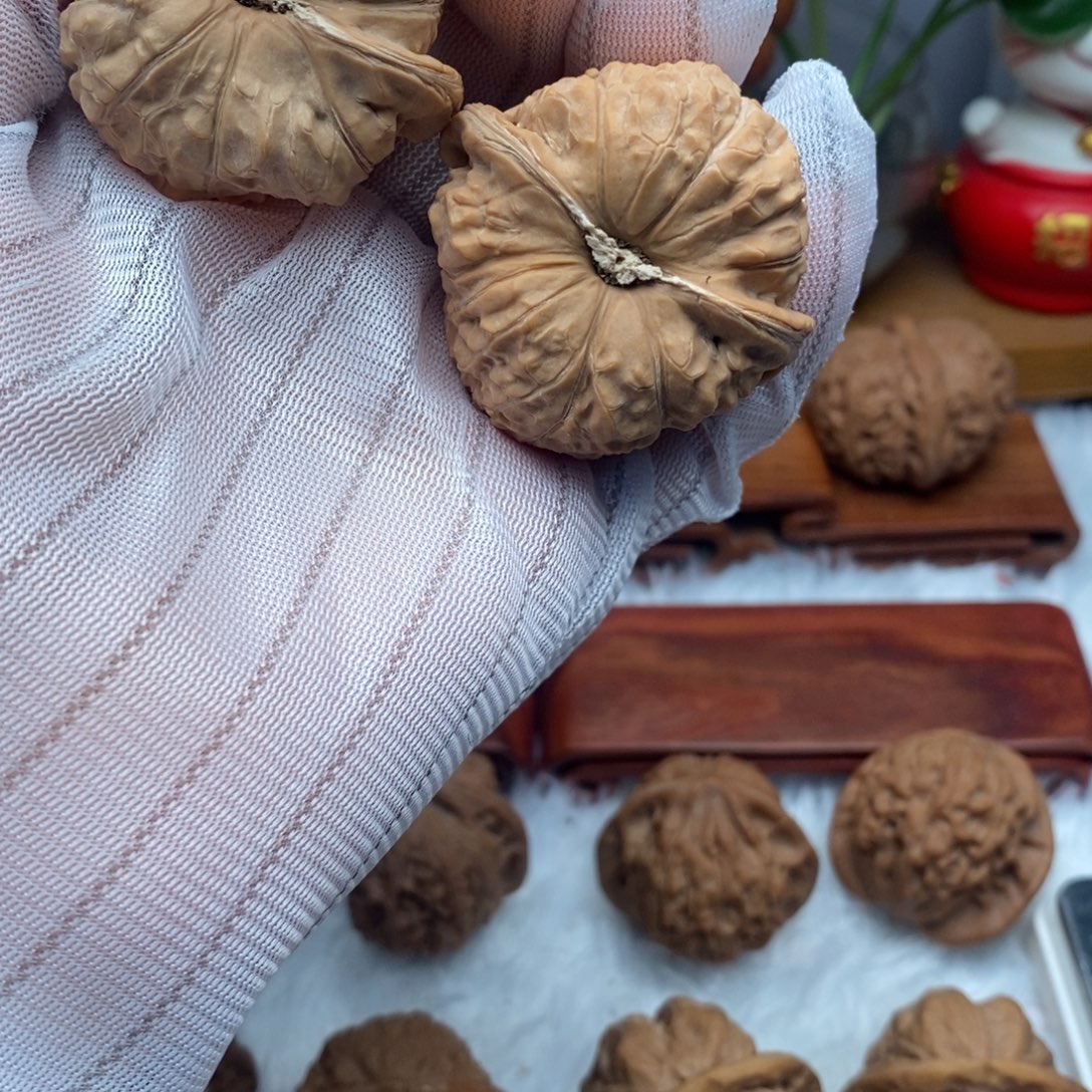 佰***像文玩核桃吊坠45尺寸南瓜墩