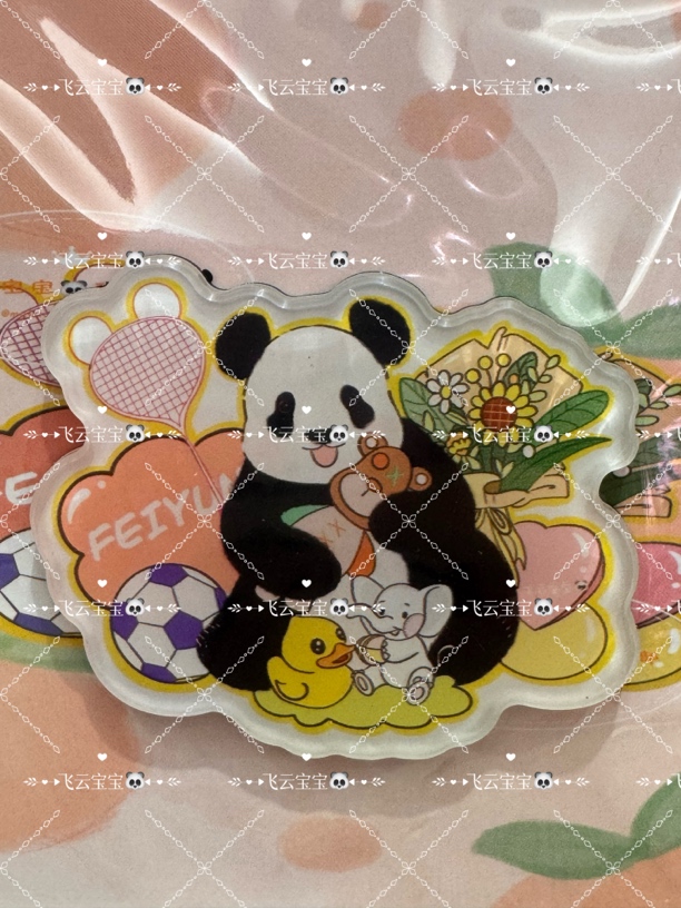 飞云宝宝背磁冰箱贴6cm