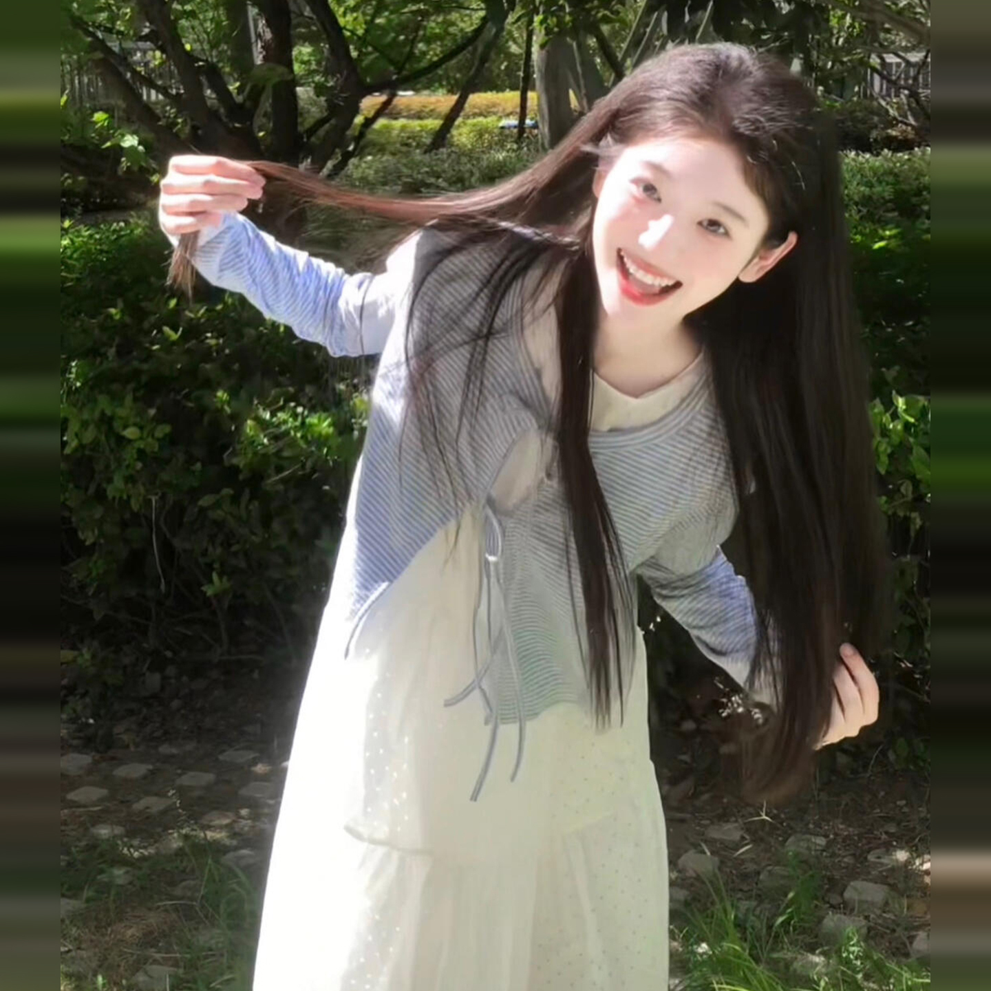 法式背心白色连衣裙子女夏季2025新款高级感早秋韩系穿搭