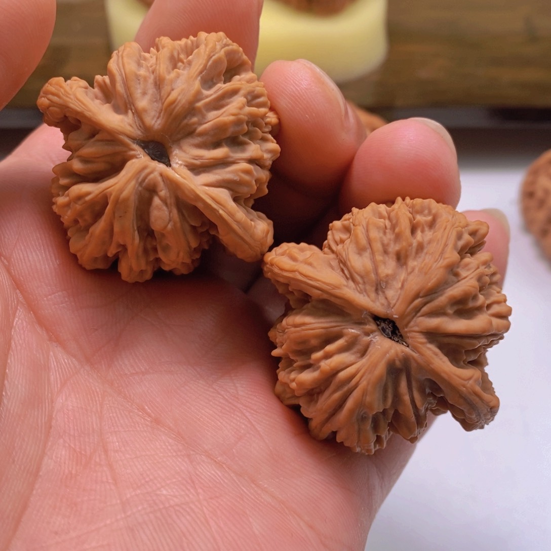 文玩核桃把件小*待汉高虎头