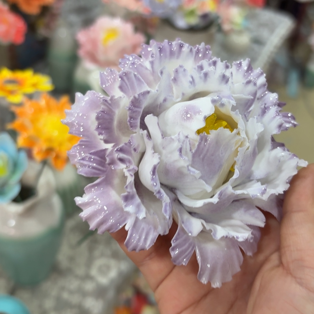 瑕疵2320 陶瓷花拍满20元发货，退款拉黑