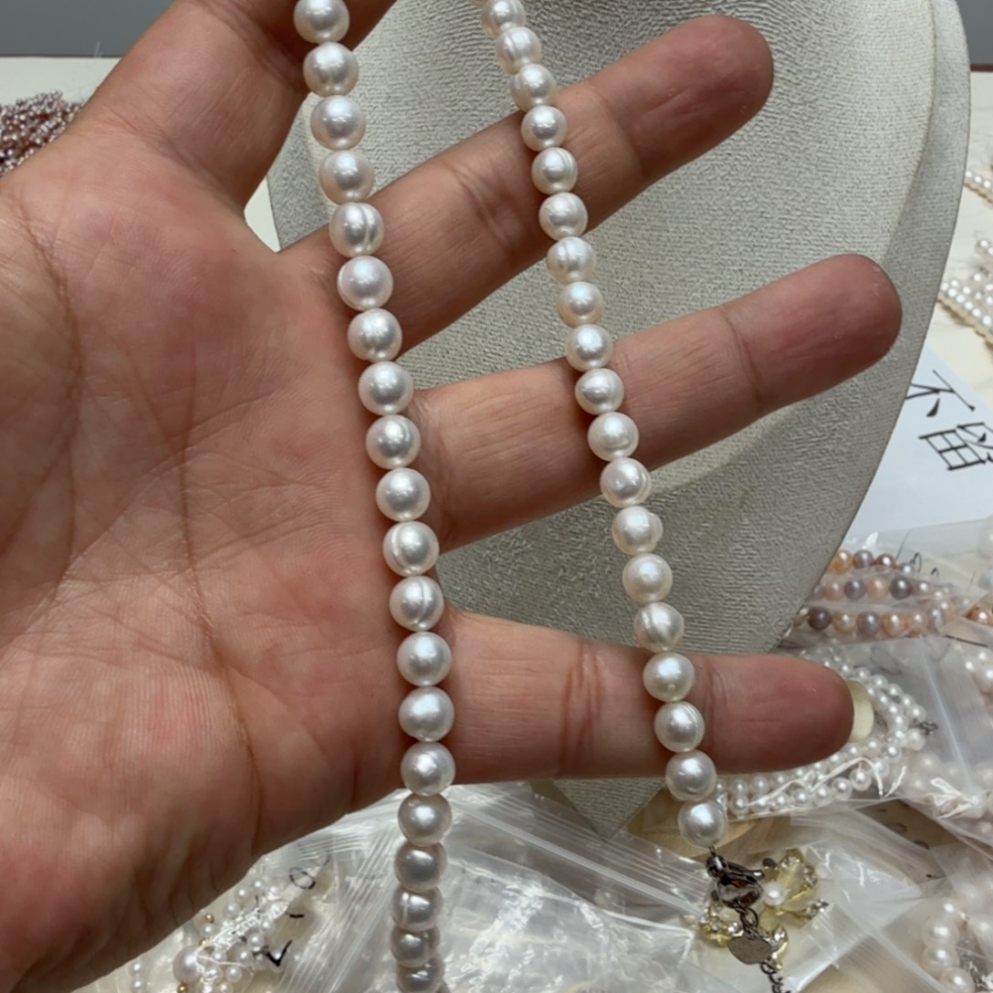 颈饰淡水珍珠合金10012