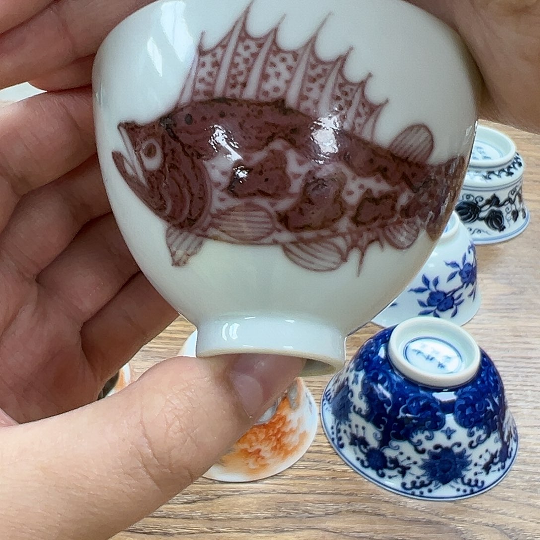 【闪购商品】景德镇陶瓷主人杯瑕疵