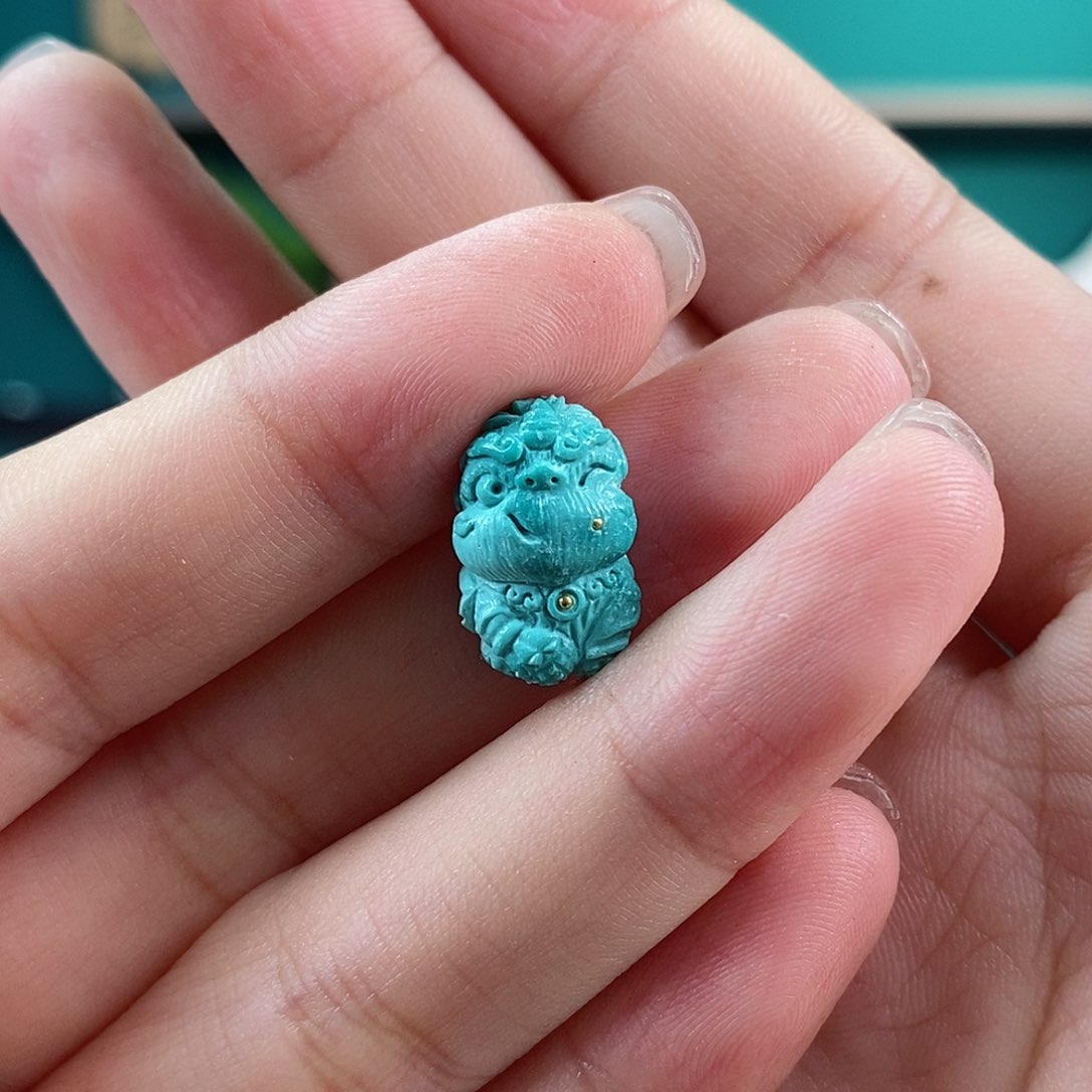 绿松石珠宝奇石未镶嵌