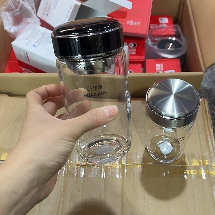 华象单层烫手玻璃杯4604604602233-7颜色随机