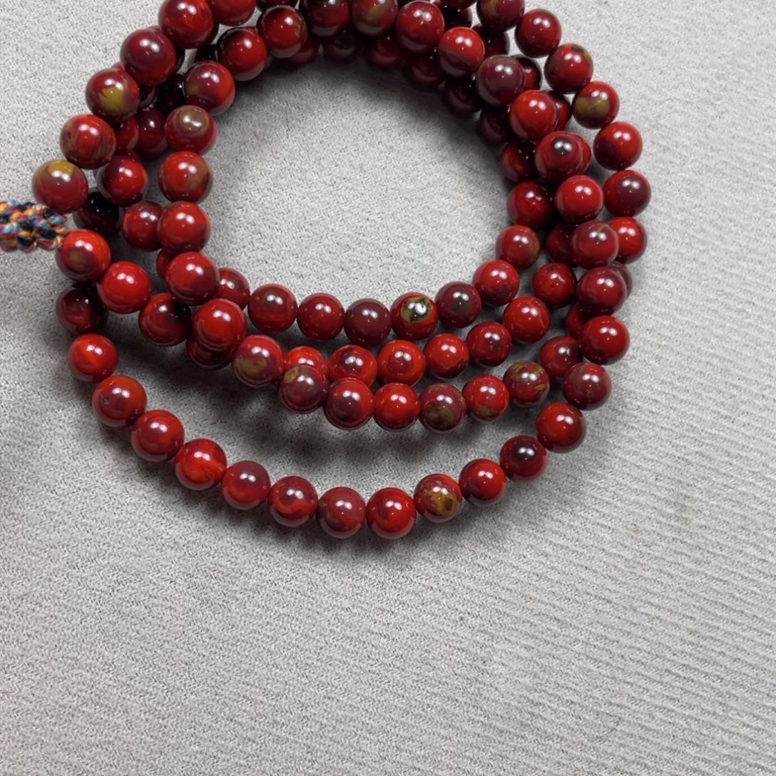 梨***白南红玛瑙未镶嵌手链