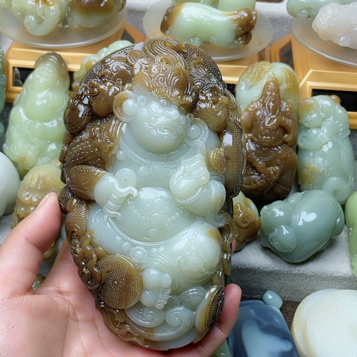 【闪购商品】未镶嵌和田玉挂件安****)