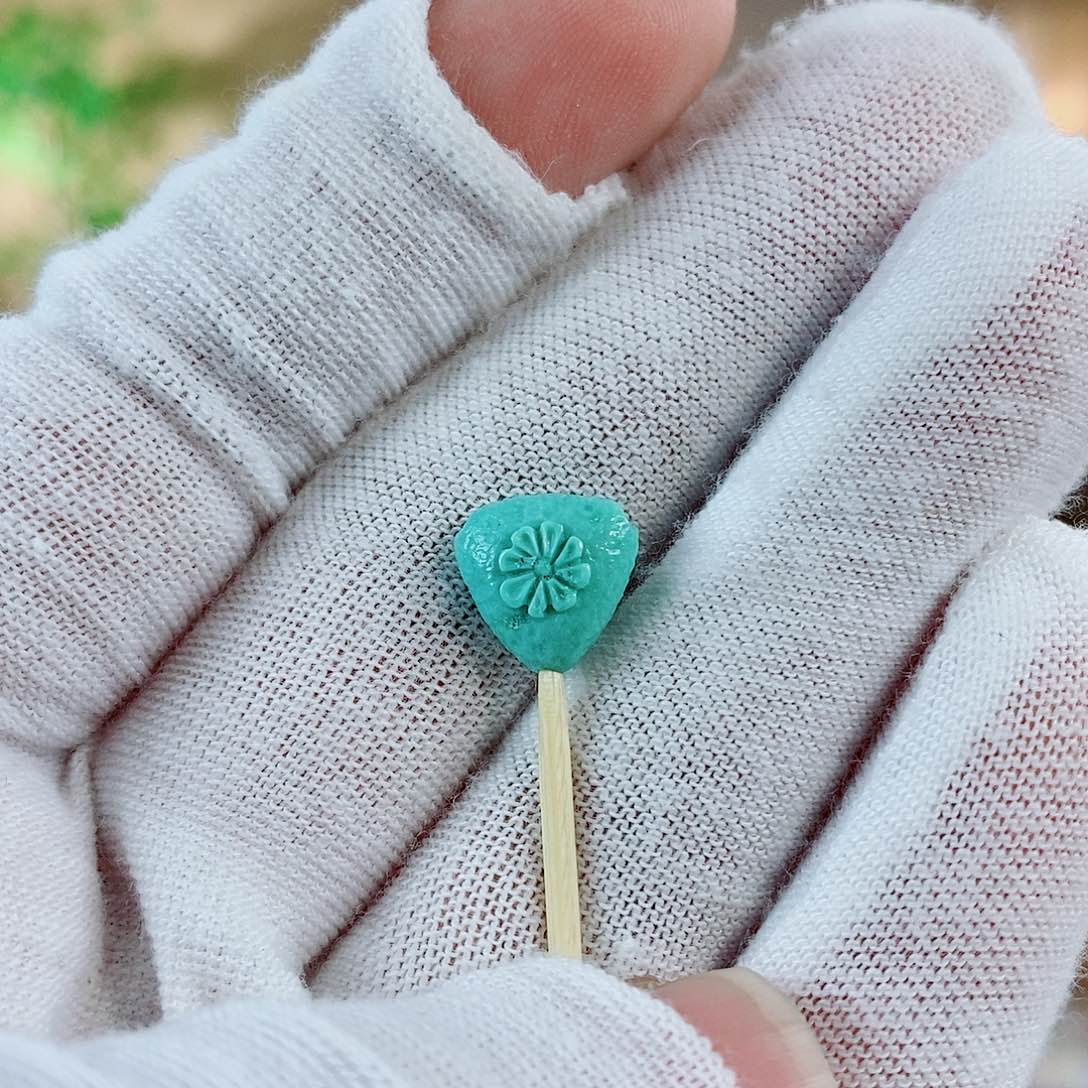 未镶嵌绿松石珠宝奇石