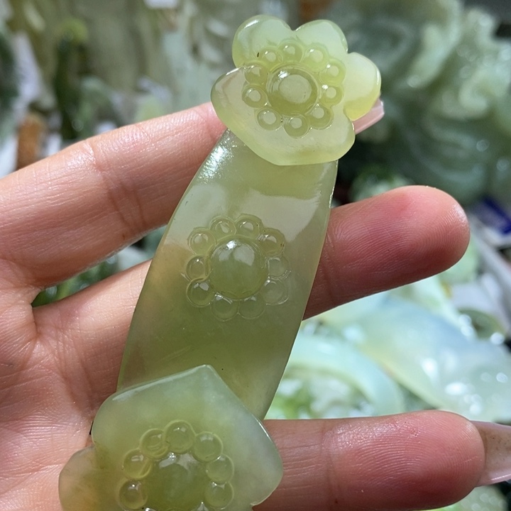 岫玉岫玉手把未镶嵌