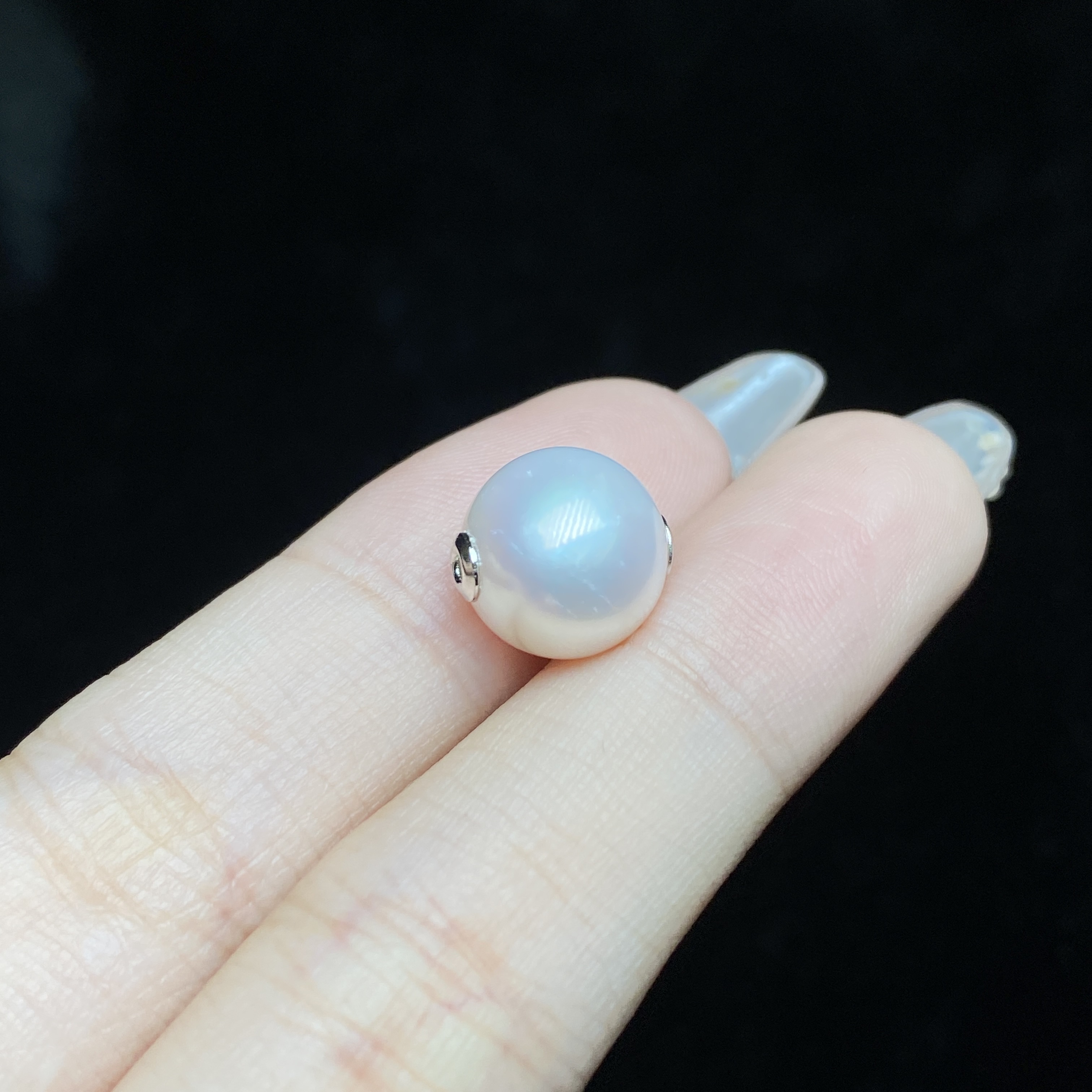 【小北好物】s925银淡水珍珠吊坠约10-11mm带链【多样发一】QH15X362
