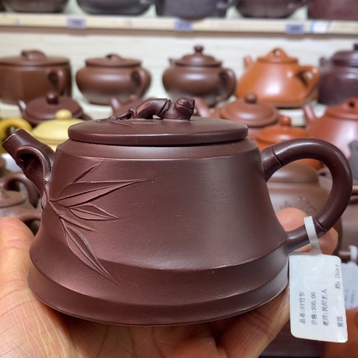 紫砂茶壶精工制作一把