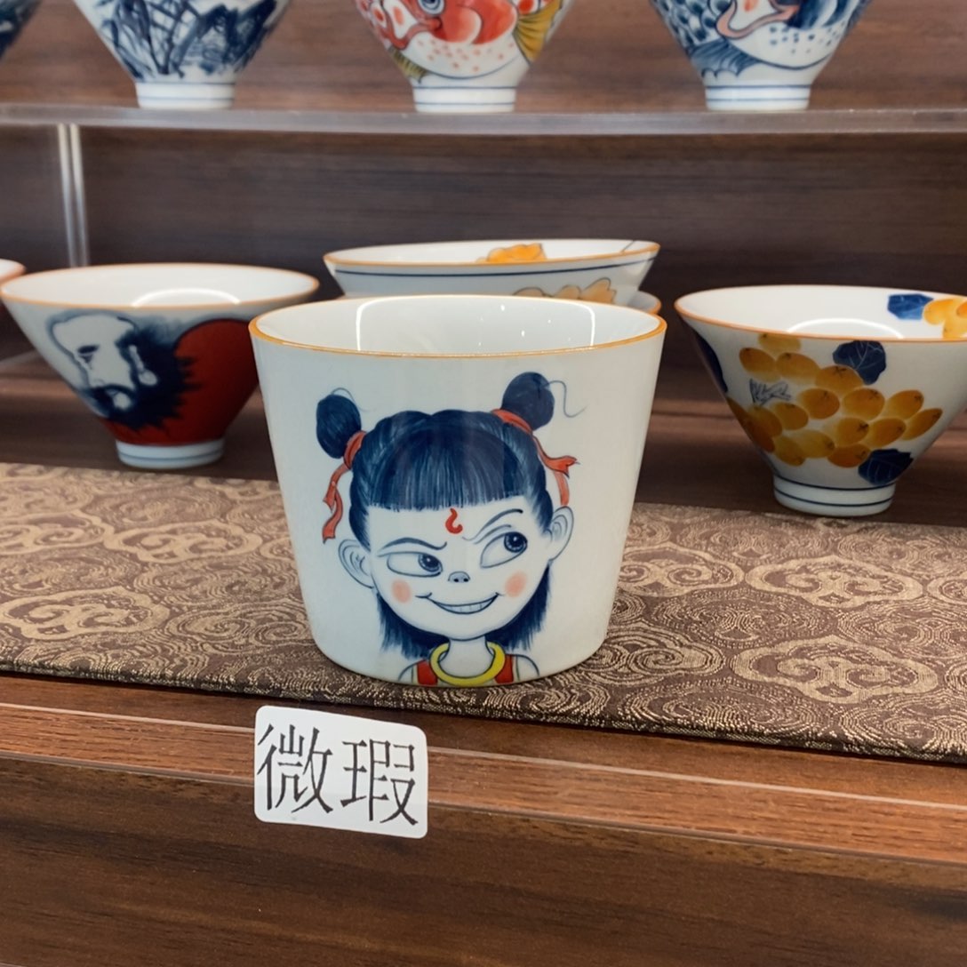 釉下彩手工绘制手工绘制