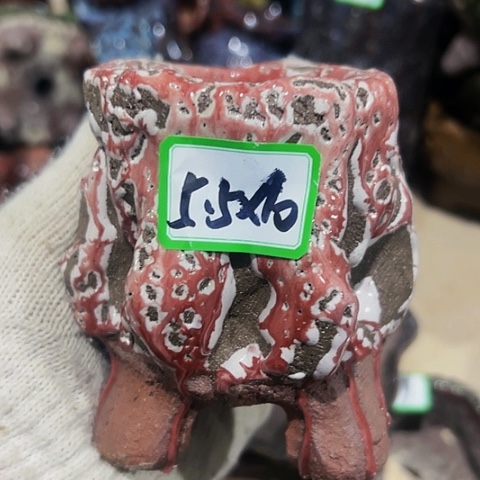 红陶粗陶花盆手工