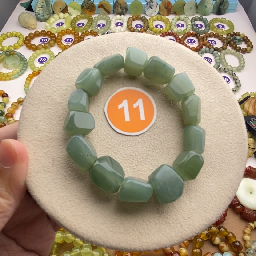 蛇纹石玉未镶嵌手串