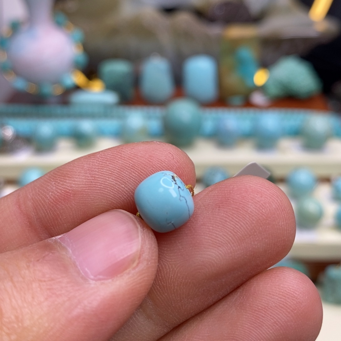 绿松石未镶嵌珠宝奇石9.6