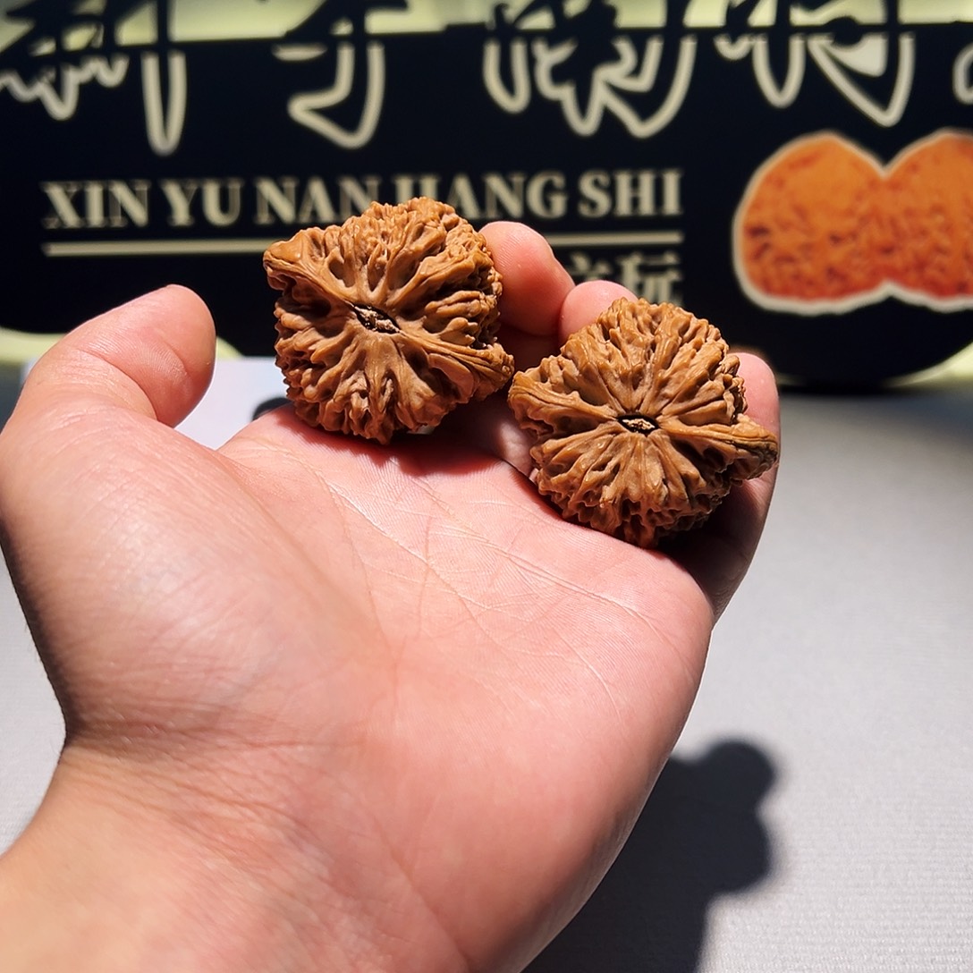 祈***D文玩核桃吊坠新宇南将石45