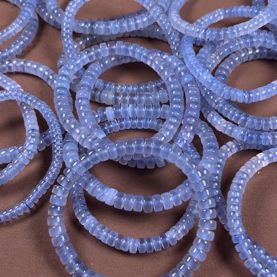 玛瑙手链未镶嵌蓝玛瑙手链随机发货