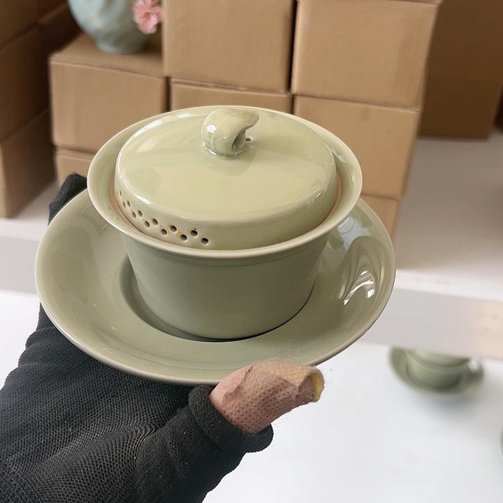 小米茶器龙泉青瓷