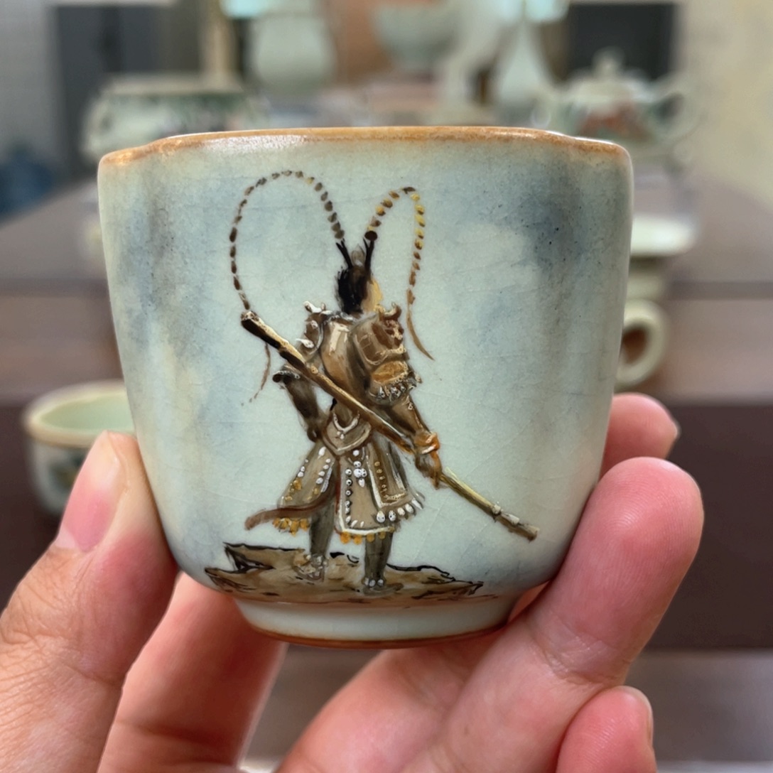 周泽堂彩绘。 悟空