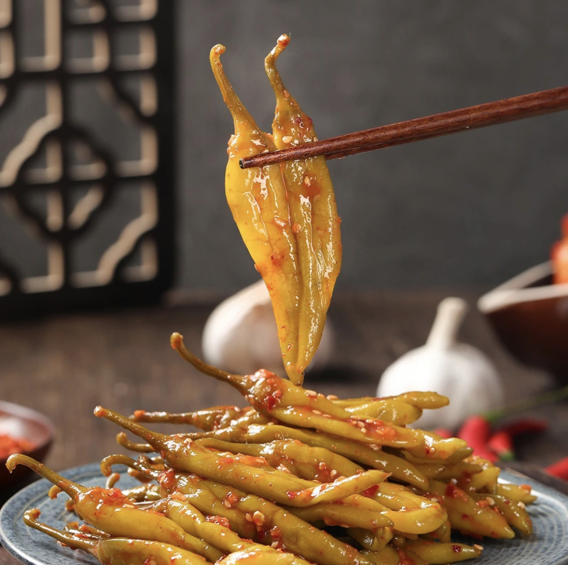 美人椒 延边朝鲜族腌制泡菜 下饭菜 250g/袋