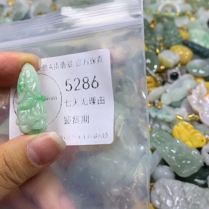 翡翠未镶嵌颈饰翡翠