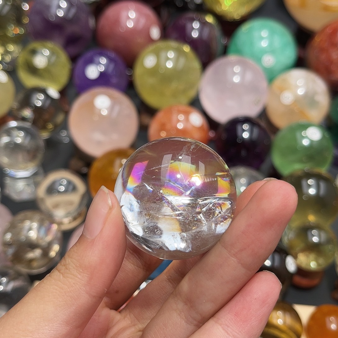 水晶珠宝半成品未镶嵌微瑕3.8