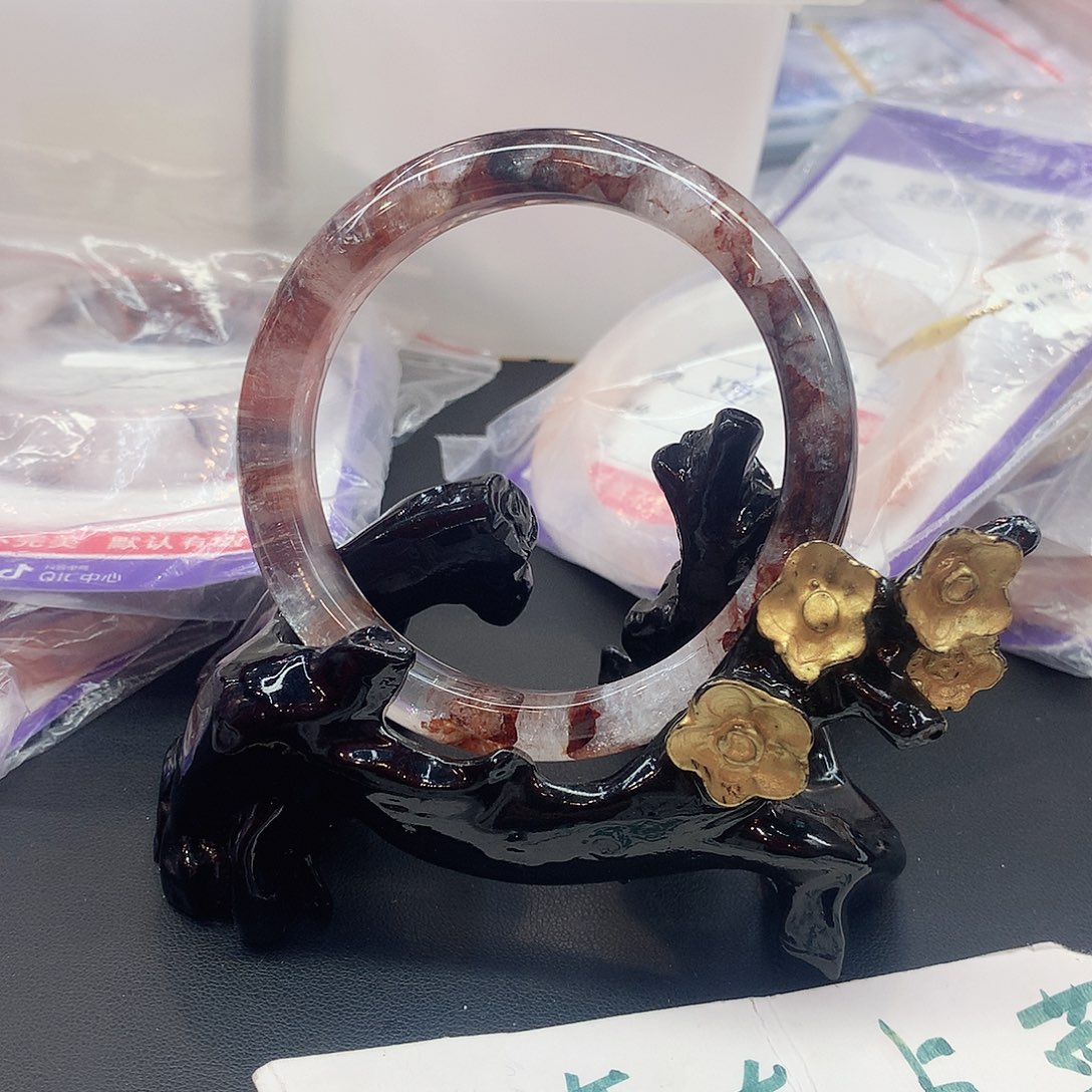 水晶手镯未镶嵌183（瑕疵5859